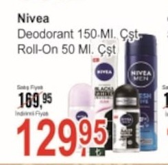 Nivea Deodorant 150Ml Çeşitli, Roll-On 50Ml Çeşitli