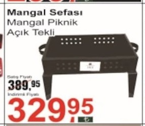 Mangal Sepası Mangal Piknik Açık Tekli