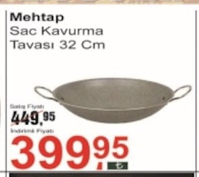 Mehtap Sac Kavurma Tavasi 32 Cm