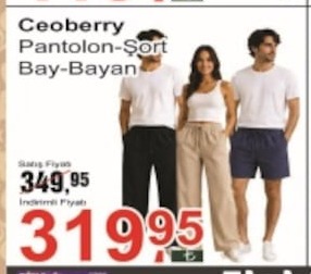 Ceoberry Pantolon-Şort Bay-Bayan