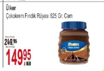Ülker Çokokrem Fındık Rüyası 625 Gr. Cam