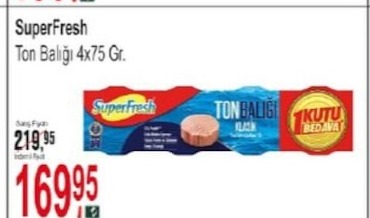Superfresh Ton Balığı 4X75 Gr.