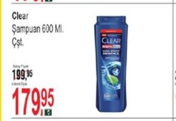 Clear Şampuan 600 Ml
