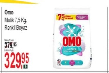 Omo Matik 7.5 Kg. Renkli Beyaz