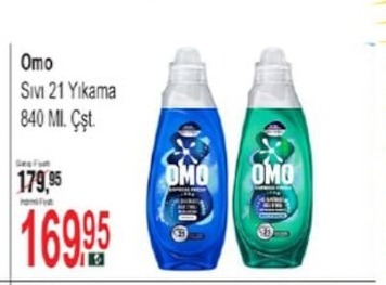 Omo Sıvı 21 Yıkama 840 Ml. Çst.