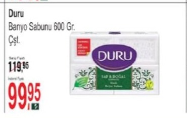 Duru Banyo Sabunu 600 Gr. Çst.