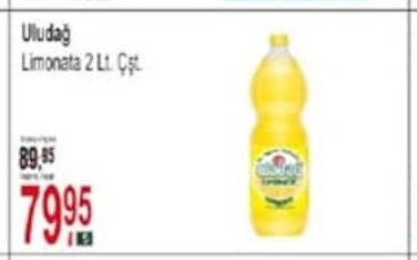 Uludağ Limonata 2 Lt.