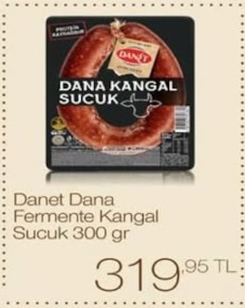 Danet Dana Fermente Kangal Sucuk 300 Gr