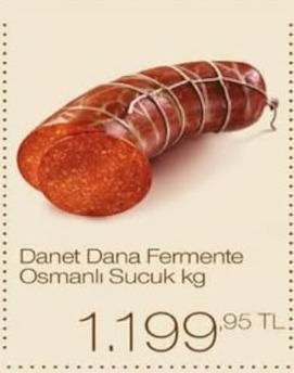 Danet Dana Fermente Osmanlı Sucuk Kg