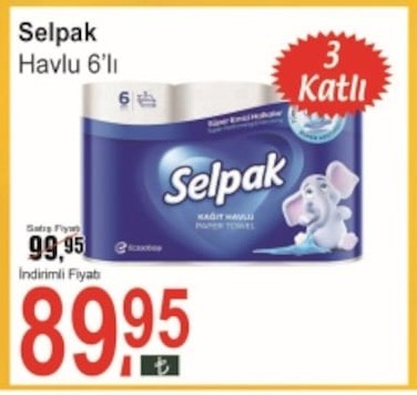 Selpak Havlu 6'Lı