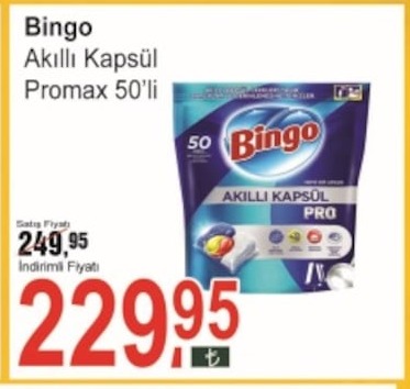 Bingo Akıllı Kapsül Promax 50'Li
