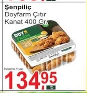 Şenpiliç Doyfarm Çıtır Kanat 400 Gr.