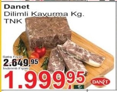 Danet Dilimli Kavurma Kg.