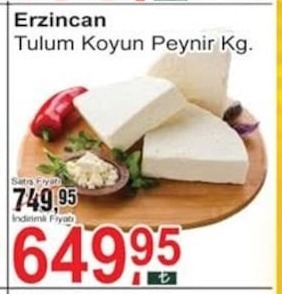 Erzincan Tulum Koyun Peynir Kg.