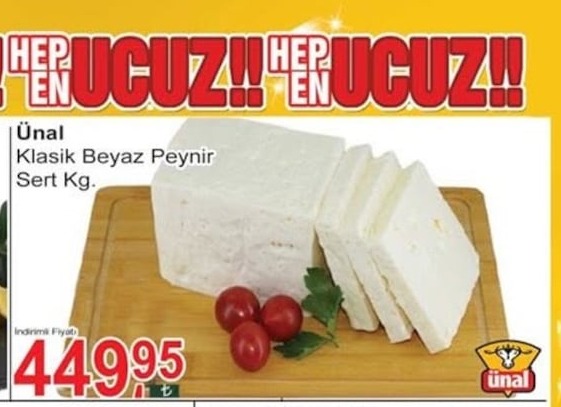 Ünal Klasik Beyaz Peynir Sert Kg.