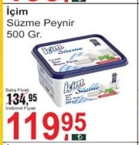 İçim Süzme Peynir 500 Gr