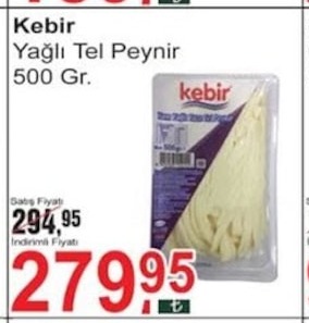 Kebir Yağlı Tel Peynir 500 Gr