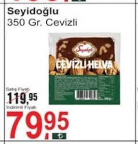 Seyidoğlu Cevizli Helva 350 Gr.