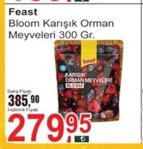 Feast Bloom Karışık Orman Meyveleri 300 Gr.