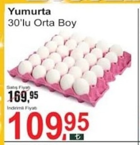 Yumurta 30'Lu Orta Boy