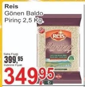 Reis Gönen Baldo Pirinç 2,5 Kg.
