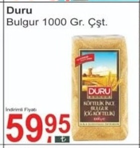 Duru Bulgur 1000 Gr Çst