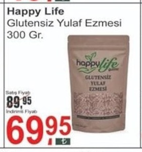 Happy Life Glutensiz Yulaf Ezmesi 300 Gr