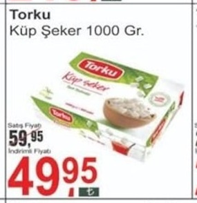 Torku Küp Şeker 1000 Gr.