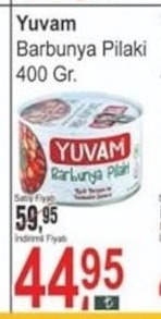 Yuvam Barbunya Pilaki 400 Gr.