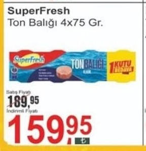 Superfresh Ton Balığı 4X75 Gr.