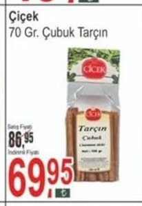 Çiçek 70 Gr. Çubuk Tarçın