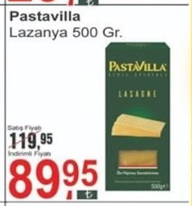 Pastavilla Lazanya 500 Gr