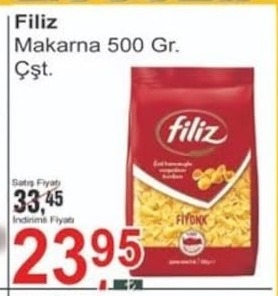 Filiz Makarna 500 Gr