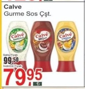 Calve Gurme Sos Çeşitleri