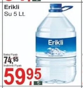 Erikli Su 5 Lt.