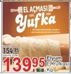 Elyum El Yufkası Kg