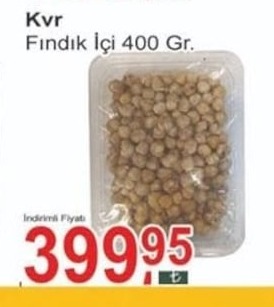 Kvr Findik Içi 400 Gr.