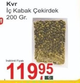 Kvr İç Kabak Çekirdek 200 Gr.