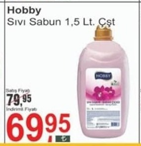 Hobby Sıvı Sabun 1.5 Lt. Çift