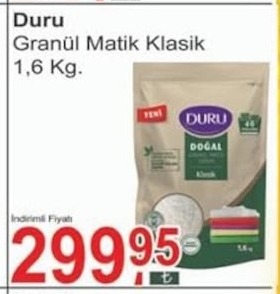Duru Granül Matic Klasik 1,6 Kg.