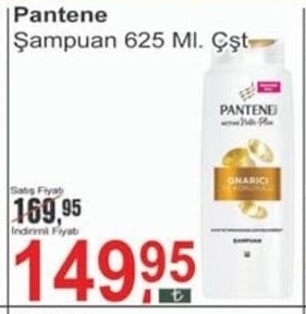 Pantene Şampuan 625 Ml. Çeşit