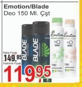 Emotion/Blade Deo 150 Ml. Çt
