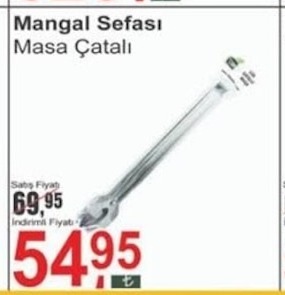Mangal Sefası Masa Çatalı