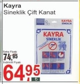 Kayra Sineklik Çift Kanat