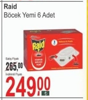 Böcek Yemi 6 Adet