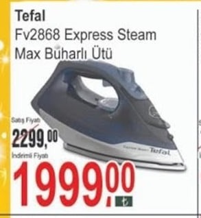 Tefal Fv2868 Express Steam Max Buharlı Ütü