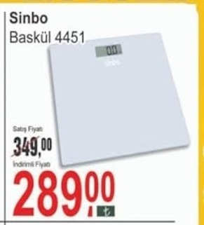 Sinbo Baskül 4451