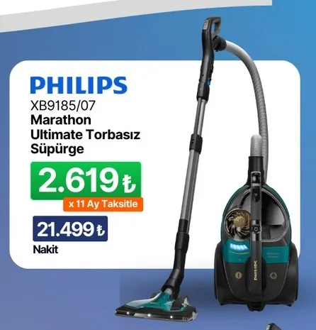 Philips Xb9185/07 Marathon Ultimate Torbasız Süpürge