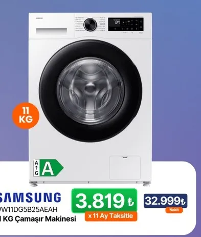Samsung Ww11Dg5B25Aeah 11 Kg Çamaşır Makinesi