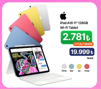 Apple Ipad A16 11" 128Gb Wi-Fi Tablet